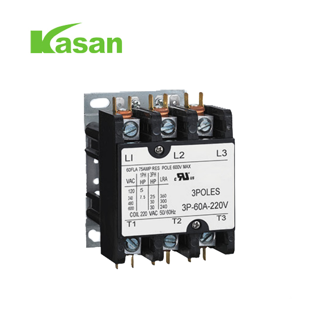 Contactor de aer 30A 3P verificat UL pentru HVAC 24V/120V/240V/277V/480V
